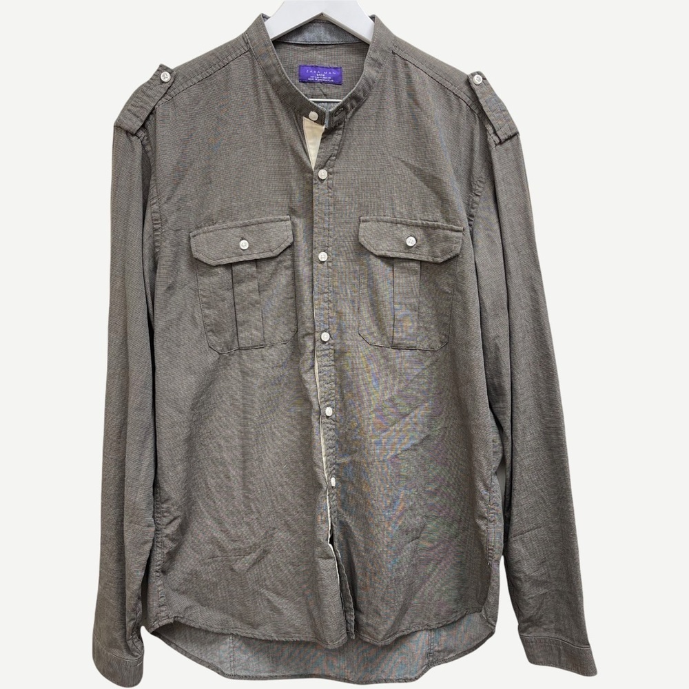 ZARA‎ Man Basic Button Down Shirt L